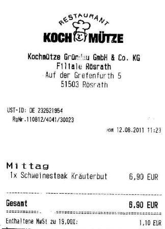 svbt Hffner Kochmtze Restaurant